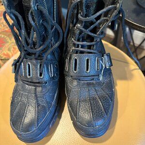 Ralph Lauren Leather Duck Boots